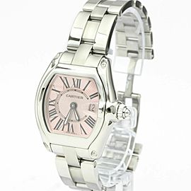 CARTIER Roadster Stainless steel Quartz Watch W62017V3 LXGoodsLE-410