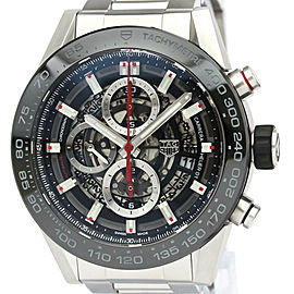 TAG HEUER Carrera Calibre Heuer 01 Chronograph Steel Mens Watch CAR2A1W LXGoodsLE