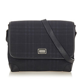 Burberry Smoke Check PVC Shoulder Bag