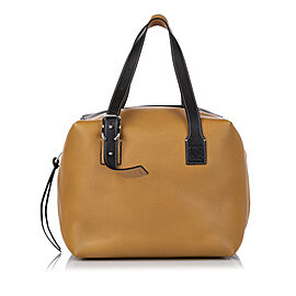 Loewe Cube Leather Satchel