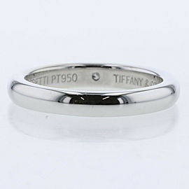 TIFFANY & Co 950 Platinum Atlas Ring LXGBKT-194