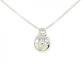 Tiffany & Co 925 Silver Ball Necklace E1053