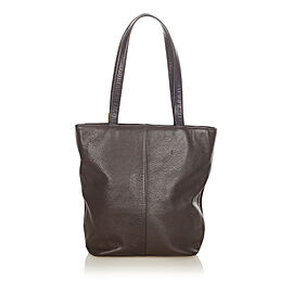 Burberry Leather Tote Bag