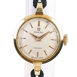 OMEGA Tuler double 18K yellow gold Hand Winding Women Watches