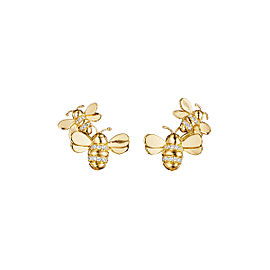 Wonderland Bumble Bee Climber Earrings