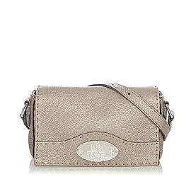 Fendi Selleria Leather Crossbody Bag