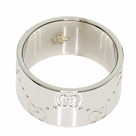 GUCCI 18K white Gold Ring US