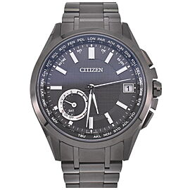 CITIZEN Atessa Titanium/Titanium Solar Powered Radio Watch