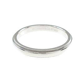 TIFFANY & Co 950 Platinum Mirugurein Ring LXGYMK-796