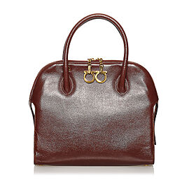 Ferragamo Gancini Leather Handbag