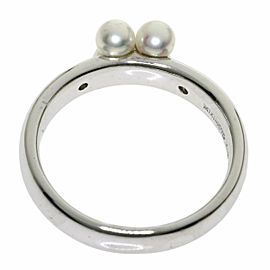 MIKIMOTO 18K white Gold Ring US