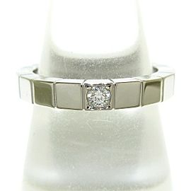 Cartier 18k White Gold 1P Diamond Ring LXJG-15