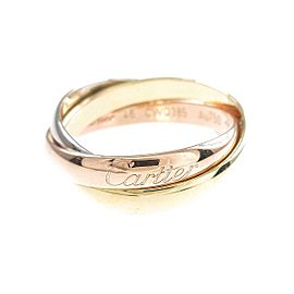 Cartier 18K Yellow Pink White Gold Trinity Ring LXGYMK-521