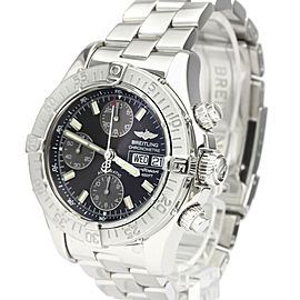 BREITLING Chrono Super Ocean Steel Automatic Mens Watch A13340 LXGoodsLE-427