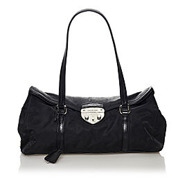 Prada Sound Lock Tessuto Shoulder Bag