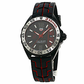 TAG HEUER FORMULA1 Stainless steel Rubber Quartz Watches WAZ1014 LXGQJ-917