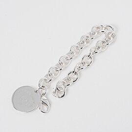 Tiffany & Co 925 Silver round tag Bracelet LXNK-1097