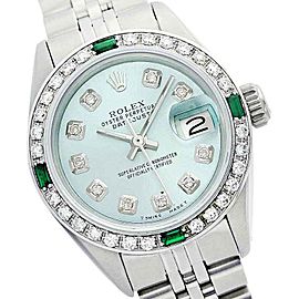 Rolex Datejust Oyster Perpetual Ice Blue Diamond Watch