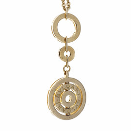 Bulgari Cerchi Astrale Circle 18K Yellow Gold Pendant Necklace