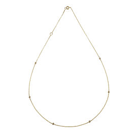 Diamond By The Yard Style Necklace 14k Yellow Gold