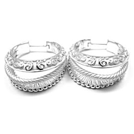 Carrera Y Carrera Melodia 18k White Gold Earrings