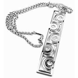 Chopard Happy Spirit 18K White Gold Diamond Pendant Necklace