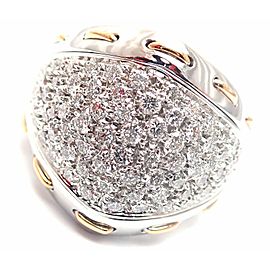 Damiani 18k White Gold 1.36ct Diamond Cocktail Ring Retail $11,990