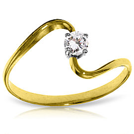 0.15 CTW 14K Solid Gold Memory Of Night Diamond Ring