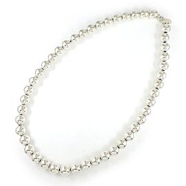 TIFFANY & Co 925 Silver Hardware Ball Necklace