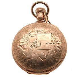 Vintage New York Standard Watch Co. Gold Pocket Watch