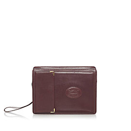 Cartier Must de Cartier Leather Clutch Bag