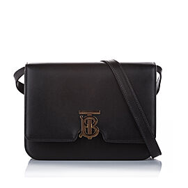 Burberry TB Leather Crossbody Bag