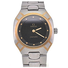 OMEGA Stainless Steel 18K YG 386.0822 Quartz Watch LXGJHW-581