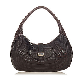 Fendi Spy Leather Handbag