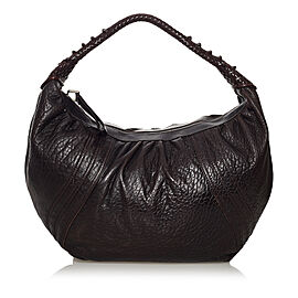 Fendi Spy Leather Hobo Bag