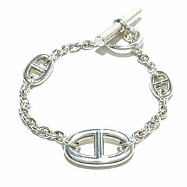 HERMES 925 Silver Bracelet LXJG-183