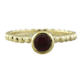 0.40 Carat Ruby 14K Yellow Gold Ring