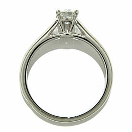 Cartier 950 Platinum Solitaire Diamond Ring LXJG-35