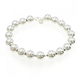 Tiffany & Co 925 Silver Ball Bracelet E1054