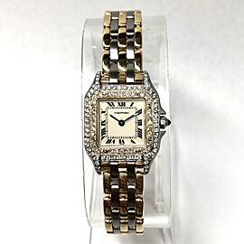 CARTIER PANTHÉRE Quartz 22mm 3 Row Gold 0.54TCW Diamond Watch