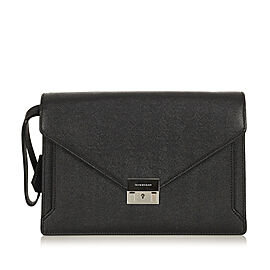 Burberry Leather Clutch Bag