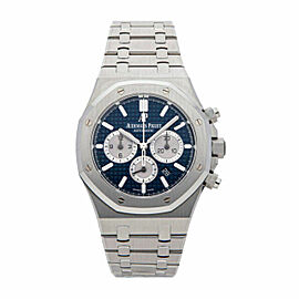 Audemars Piguet 26331ST.OO.1220ST.01 41MM Stainless Steel Royal Oak Chronograph Blue Dial