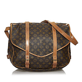 Louis Vuitton Monogram Saumur 43