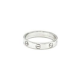 Cartier Love Wedding Band - 18 kt White Gold