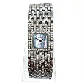 CARTIER PANTHERE RUBAN Quartz Steel DIAMOND Watch Blue