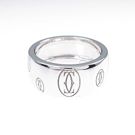 Cartier 18K white Gold Happy Birthday Ring LXGYMK-711