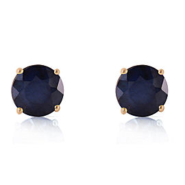 3.3 CTW 14K Solid Gold Once Upon A Love Sapphire Earrings