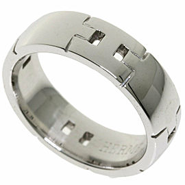 HERMES 18k White Gold Hercules Ring DLXGQJ-1025