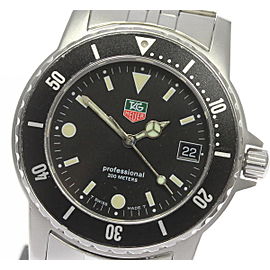 Tag Heuer Professional 929.206G-20 Stainless Steel Quartz 39.5mm Mens Watch