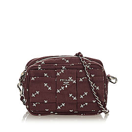 Fiocco Bow Tessuto Crossbody Bag